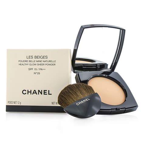 chanel healthy glow sheer powder no 25|chanel les beiges illuminating powder.